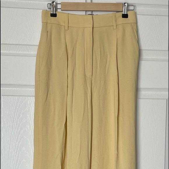 Theory super hi waist textured “Cady” trousers, Sz 4 - Picture 8 of 9